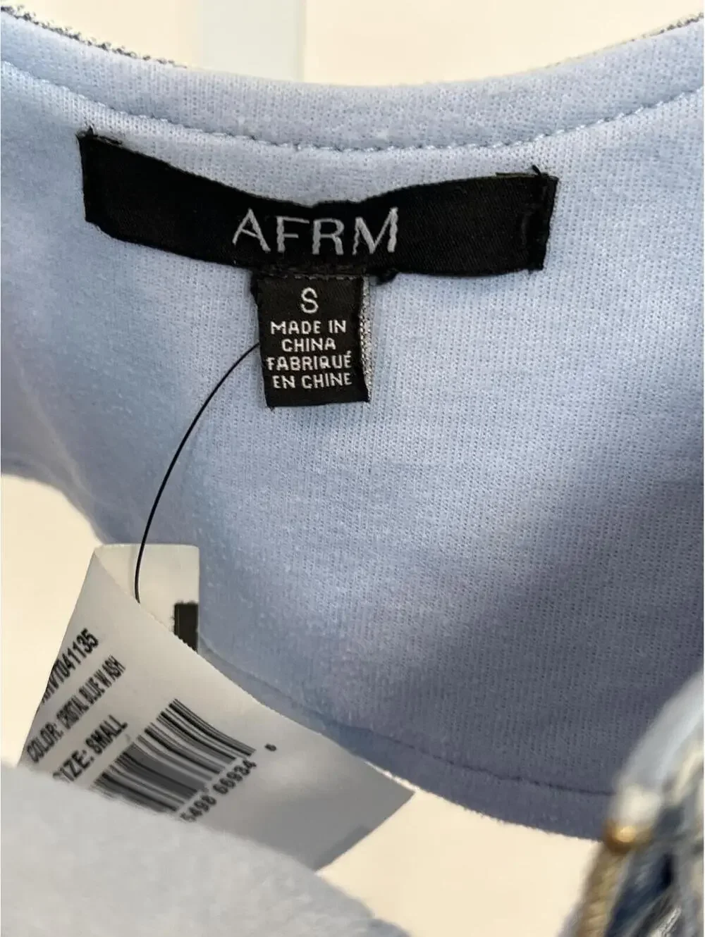 AFRM x Revolve Iris Top in Crystal Blue Wash - Picture 4 of 6